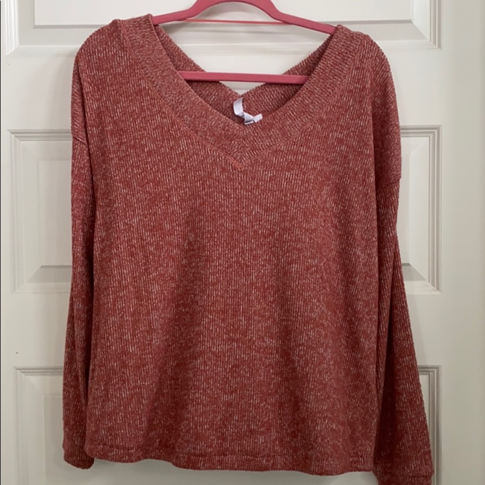 Orange sweater